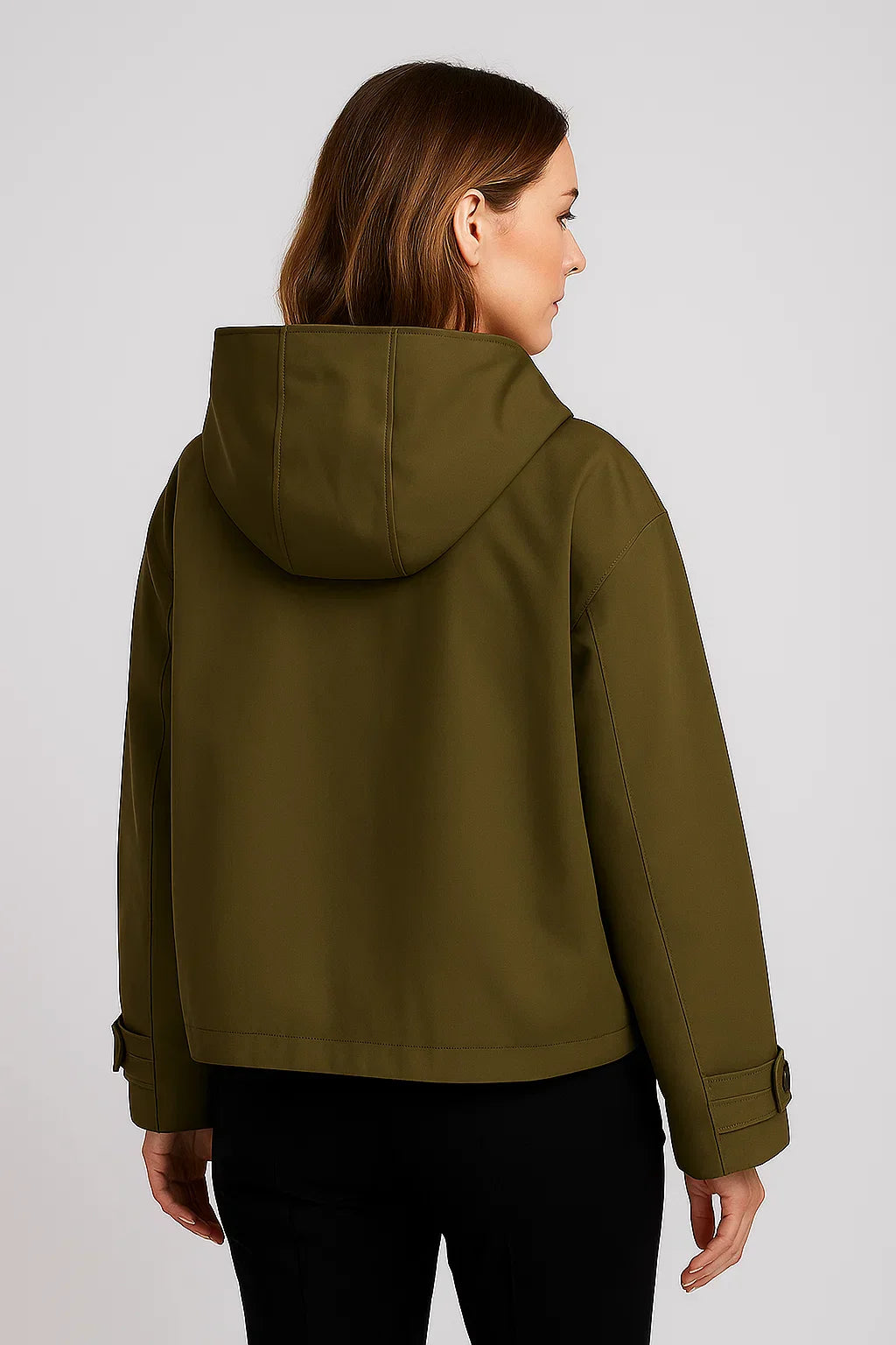 Veste Imperméable Femme Légère avec Fermeture Éclair
