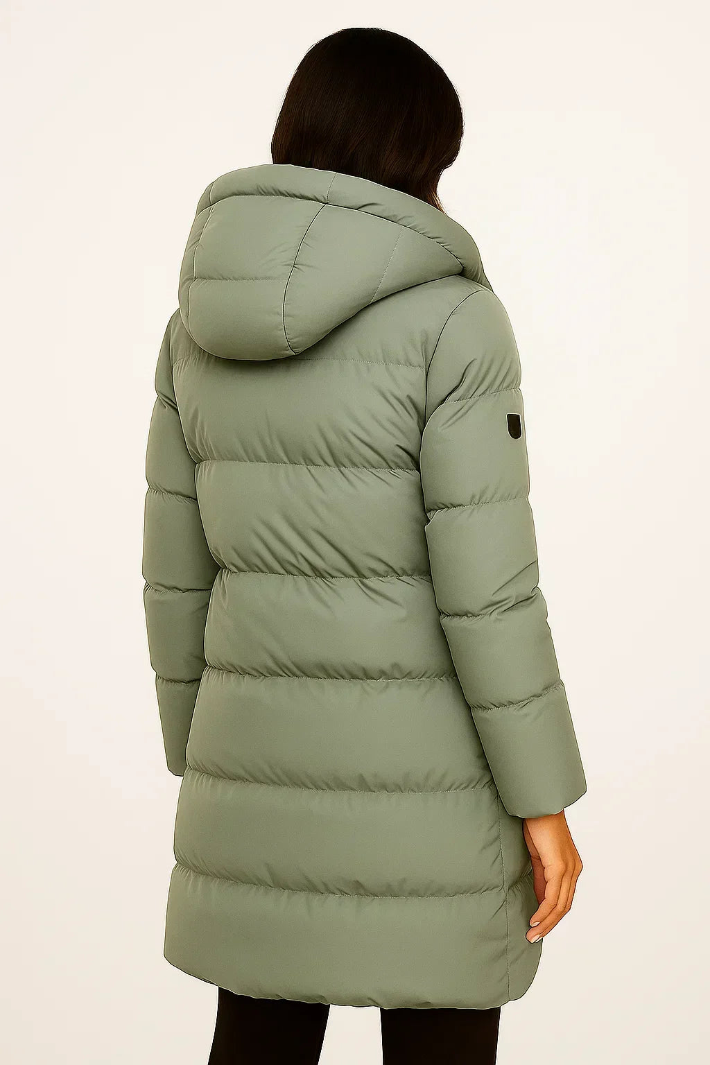 Manteau long Femme matelassé léger coupe chaude