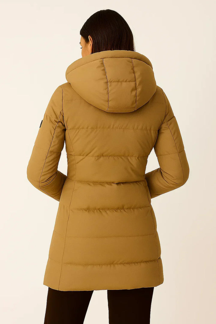 Manteau long matelassé léger coupe chaude - vue 5