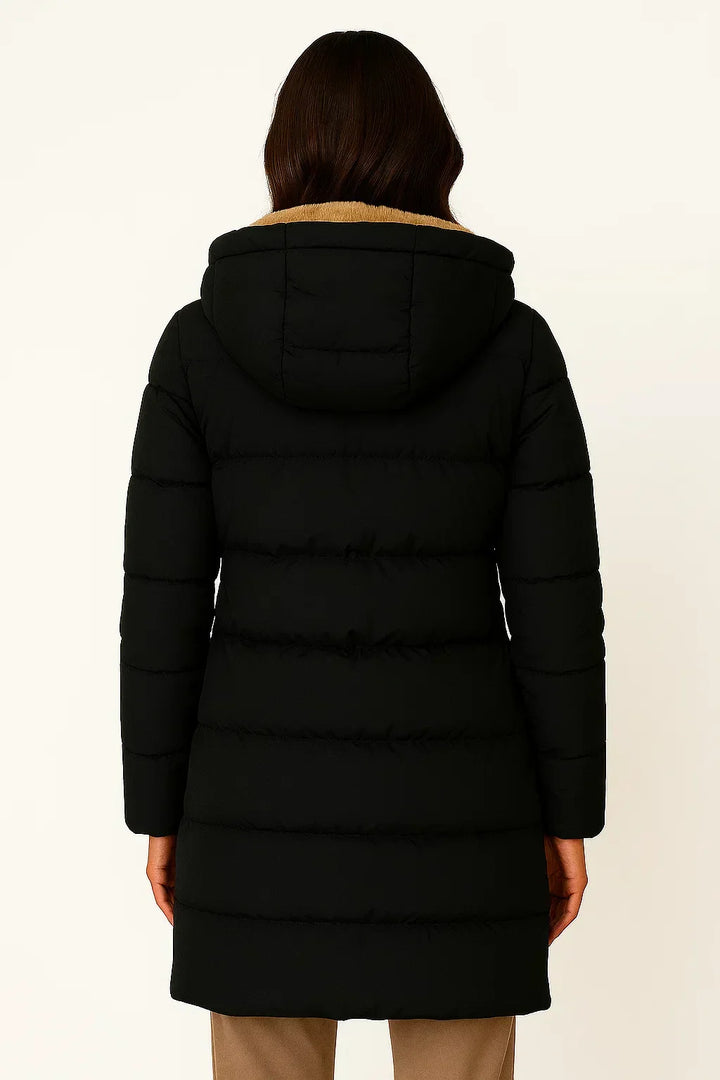 Manteau long matelassé léger coupe chaude - vue 7