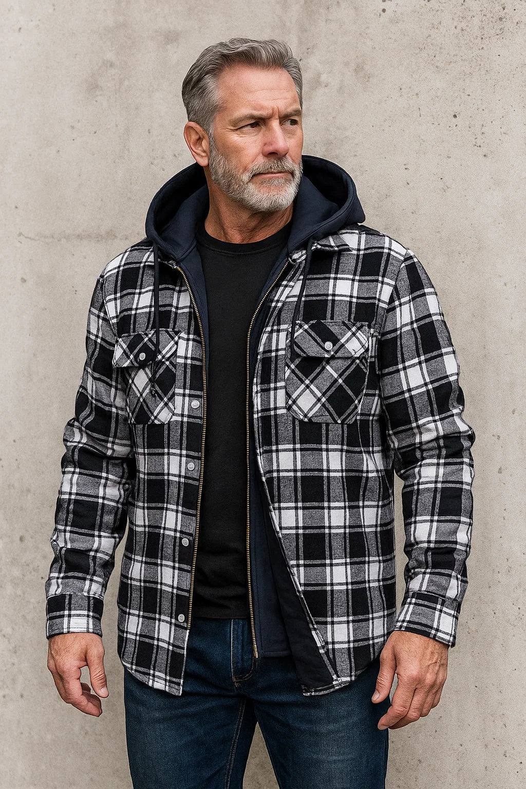 Veste Mélange Laine Confort Coupe Classique - vue 5