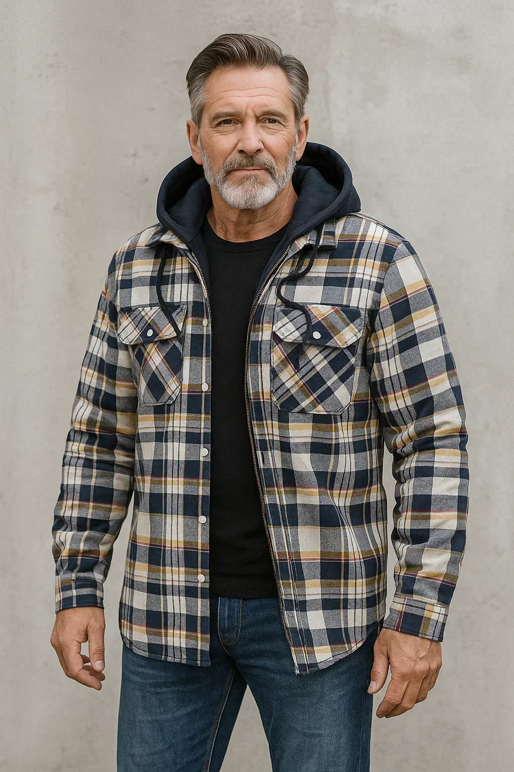 Veste Mélange Laine Confort Coupe Classique - vue 2