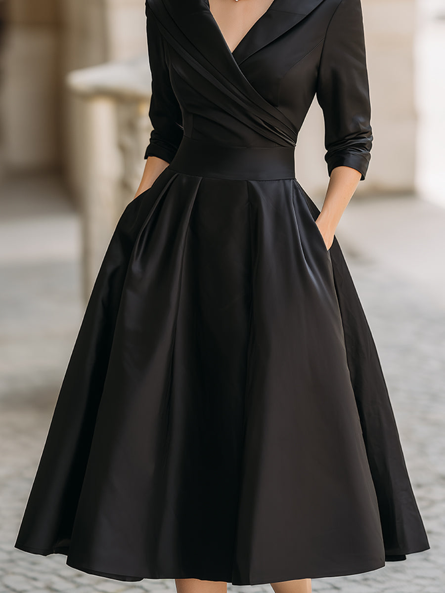 Robe Femme Printemps Classique Élégante