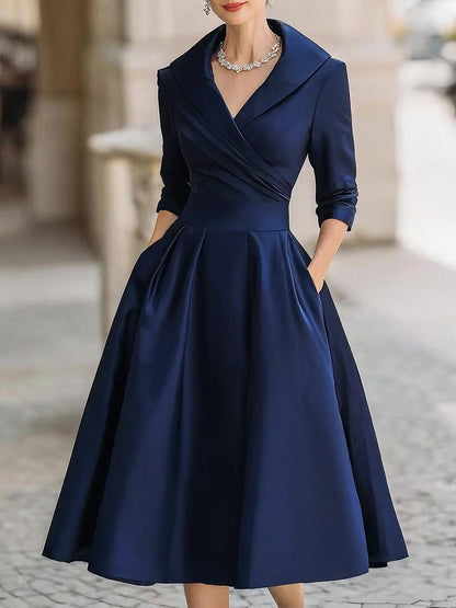 Robe Femme Printemps Classique Élégante