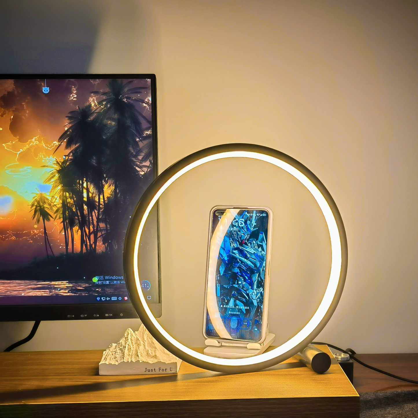 Lampe de chevet LED Design Intensité réglable Moderne