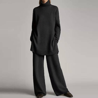 Ensemble Molleton Femme Confortable Col Roulé