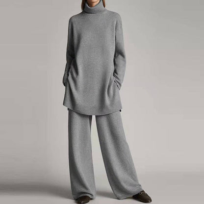 Ensemble Molleton Femme Confortable Col Roulé - PanierRoyale