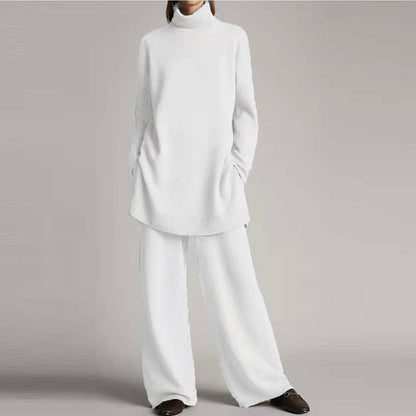 Ensemble Molleton Femme Confortable Col Roulé