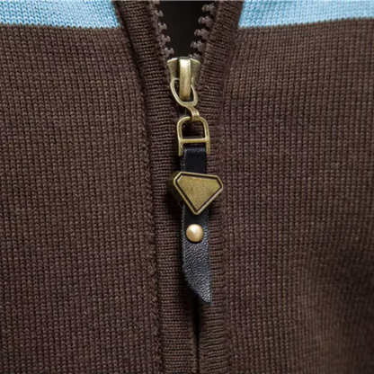 TIM - Cardigan Tricot à Glissière pour Hommes