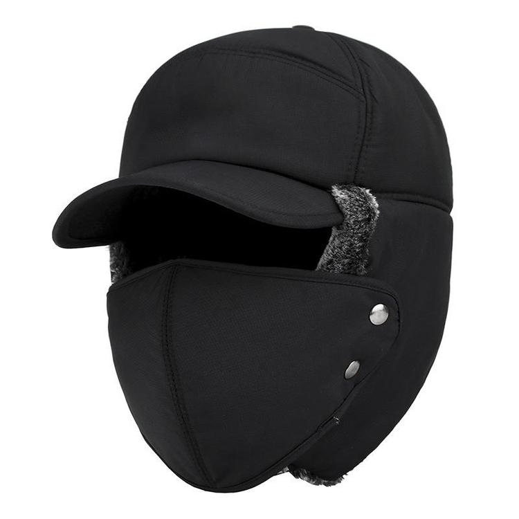Bonnet Hiver Chaud et Doux pour Adulte avec Cache-Oreilles