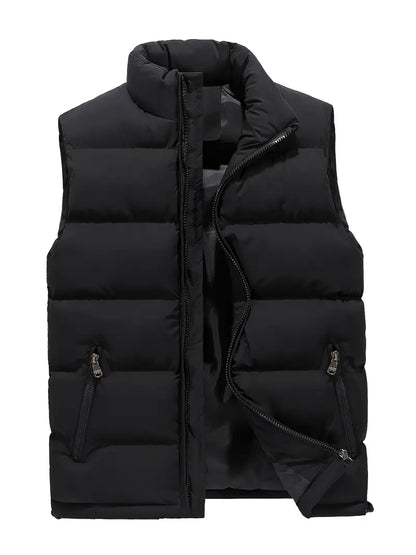 Gilet d'Homme Thermique avec Poches Zippées