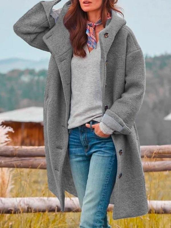 Manteau Femme Chaud Confortable Coupe Classique