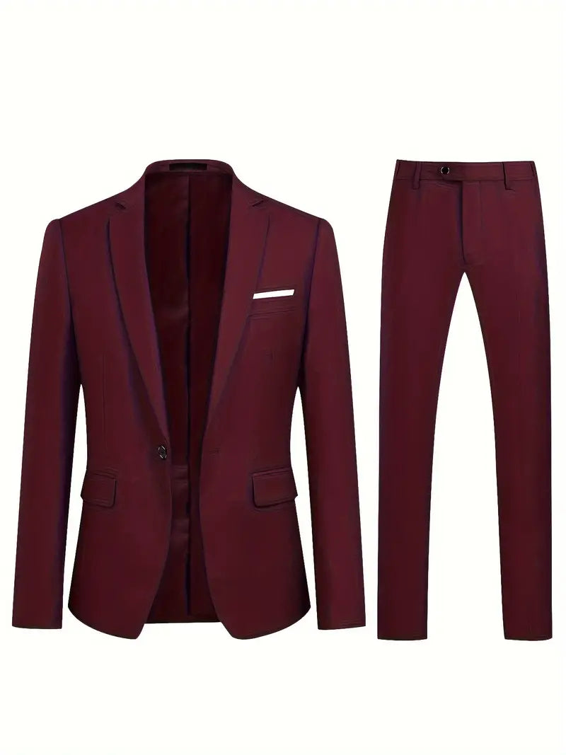 Costume Homme Deux Pièces Classique et Élégant