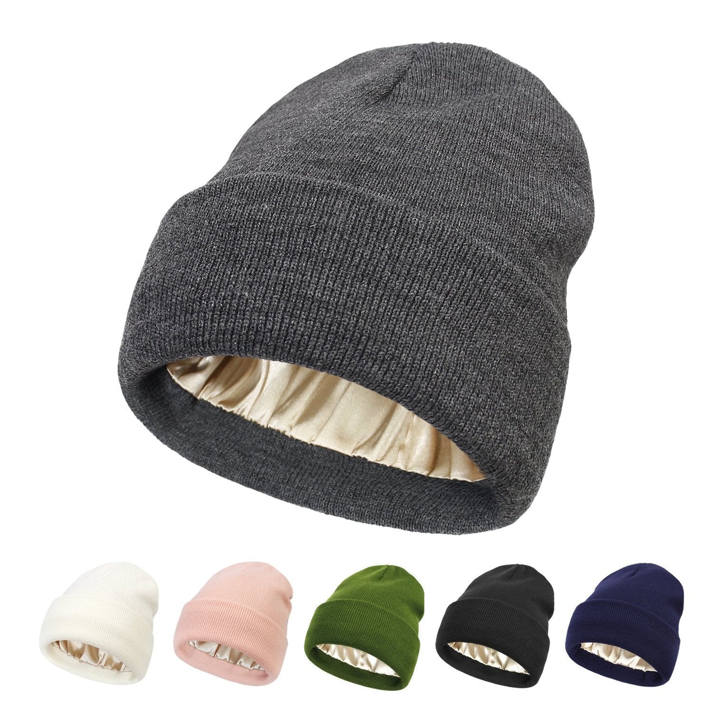 Chapeau Femme Élégant en Soie Noir Classique