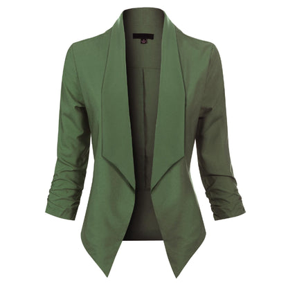 Blazer femme manches longues élégant