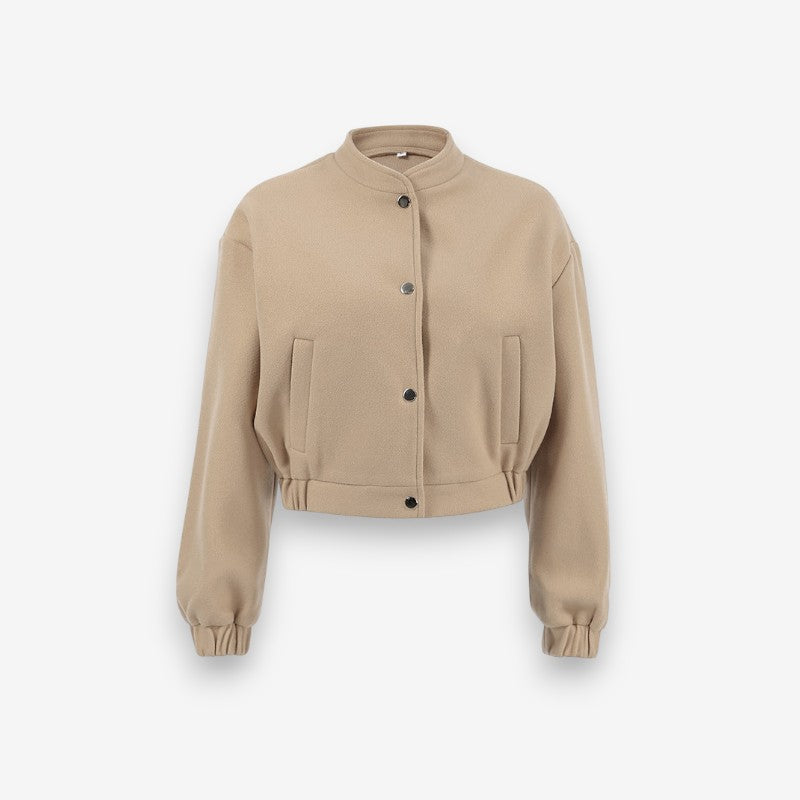 Blouson Hiver Chauffant à Manches Longues avec Poches Zippées - PanierRoyale