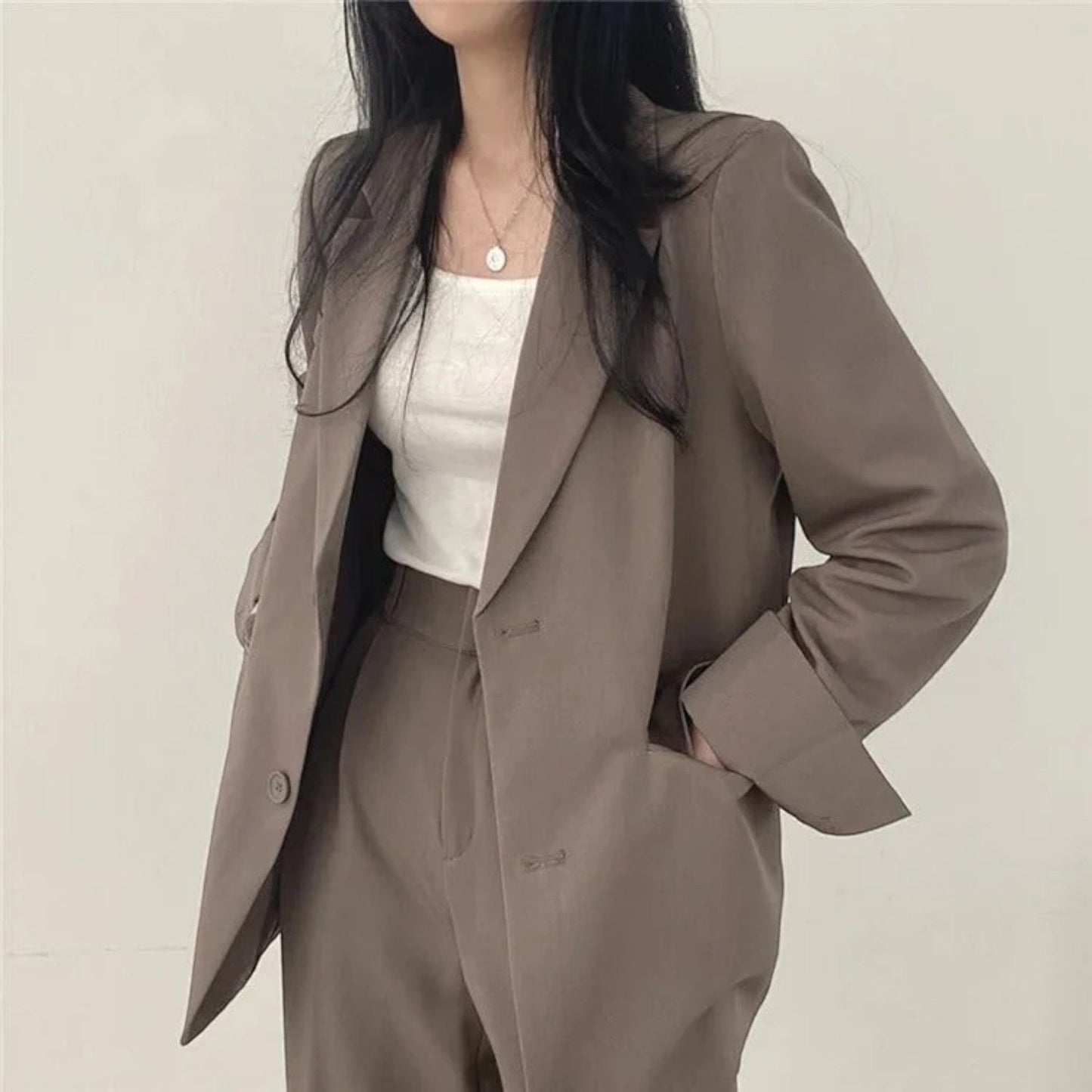 Blazer Féminin Oversized Confortable pour Femme