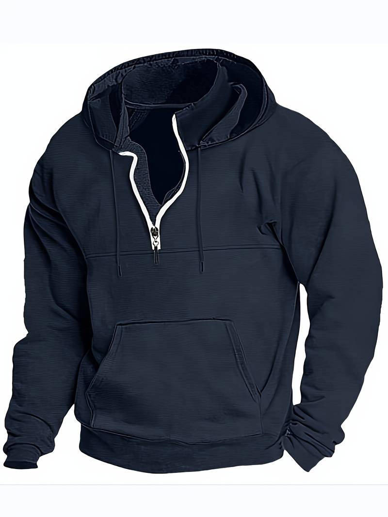 Sweat à capuche casual avec poches latérales