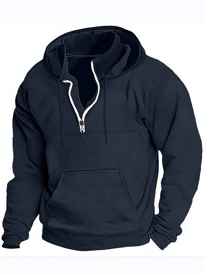 Sweat à capuche casual avec poches latérales
