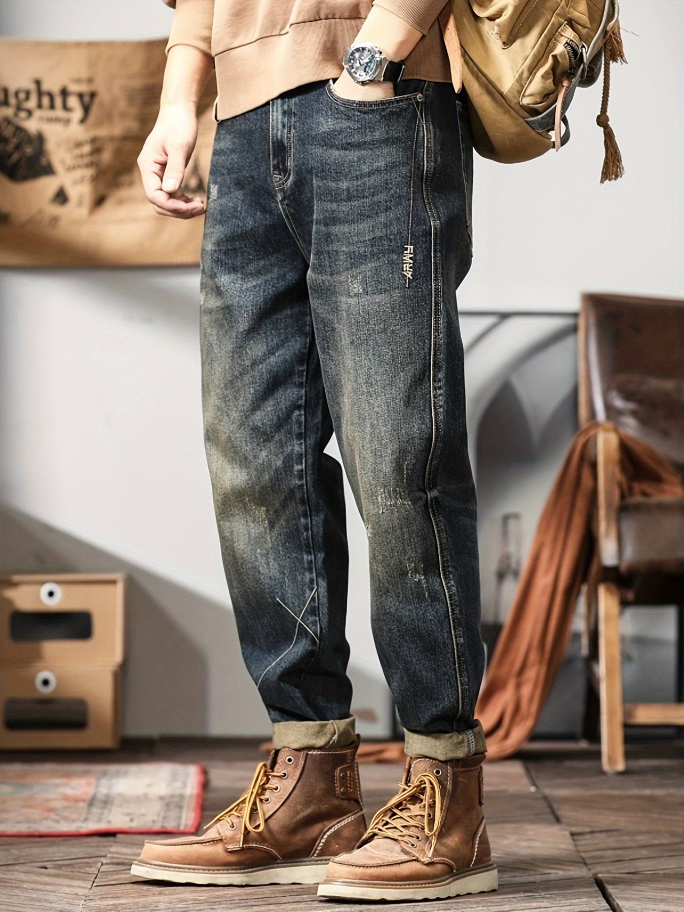 Pantalon Jean Décontracté pour Homme - PanierRoyale