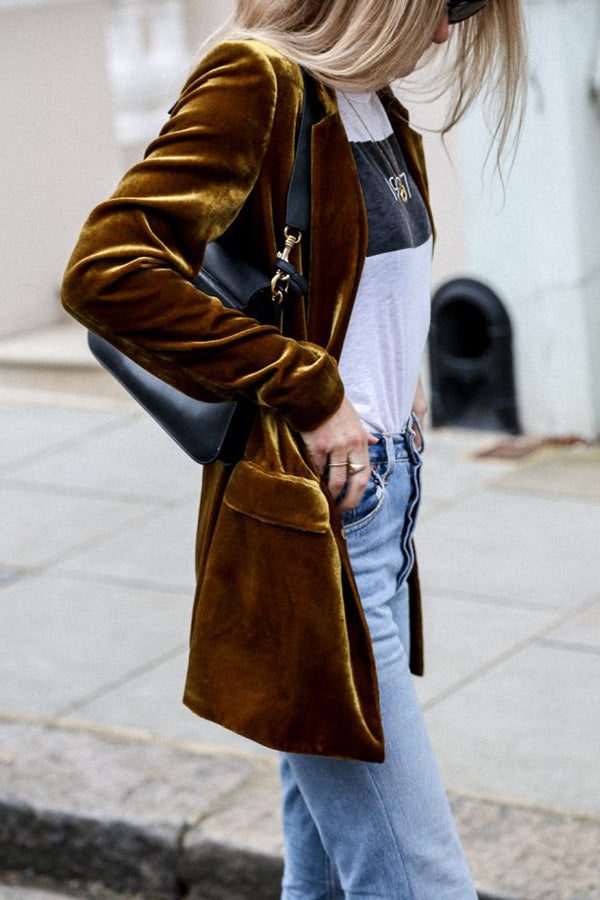 Blazer femme élégant avec manches longues