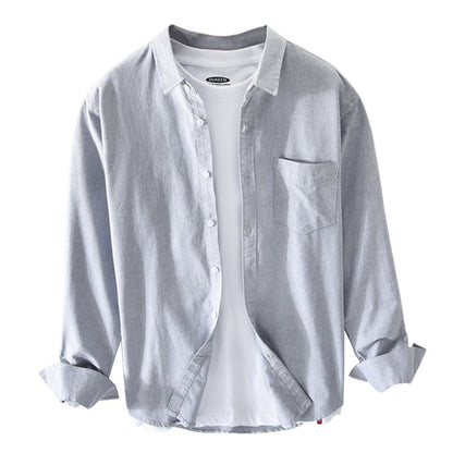Chemise Homme Oxford en Coton Respirant