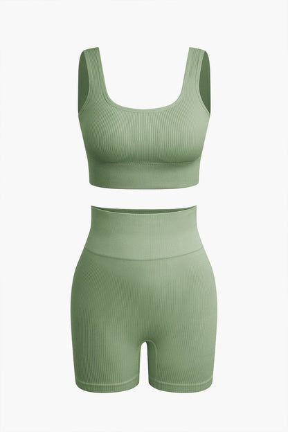 Ensemble Sport Femme Legging et Top Compressif