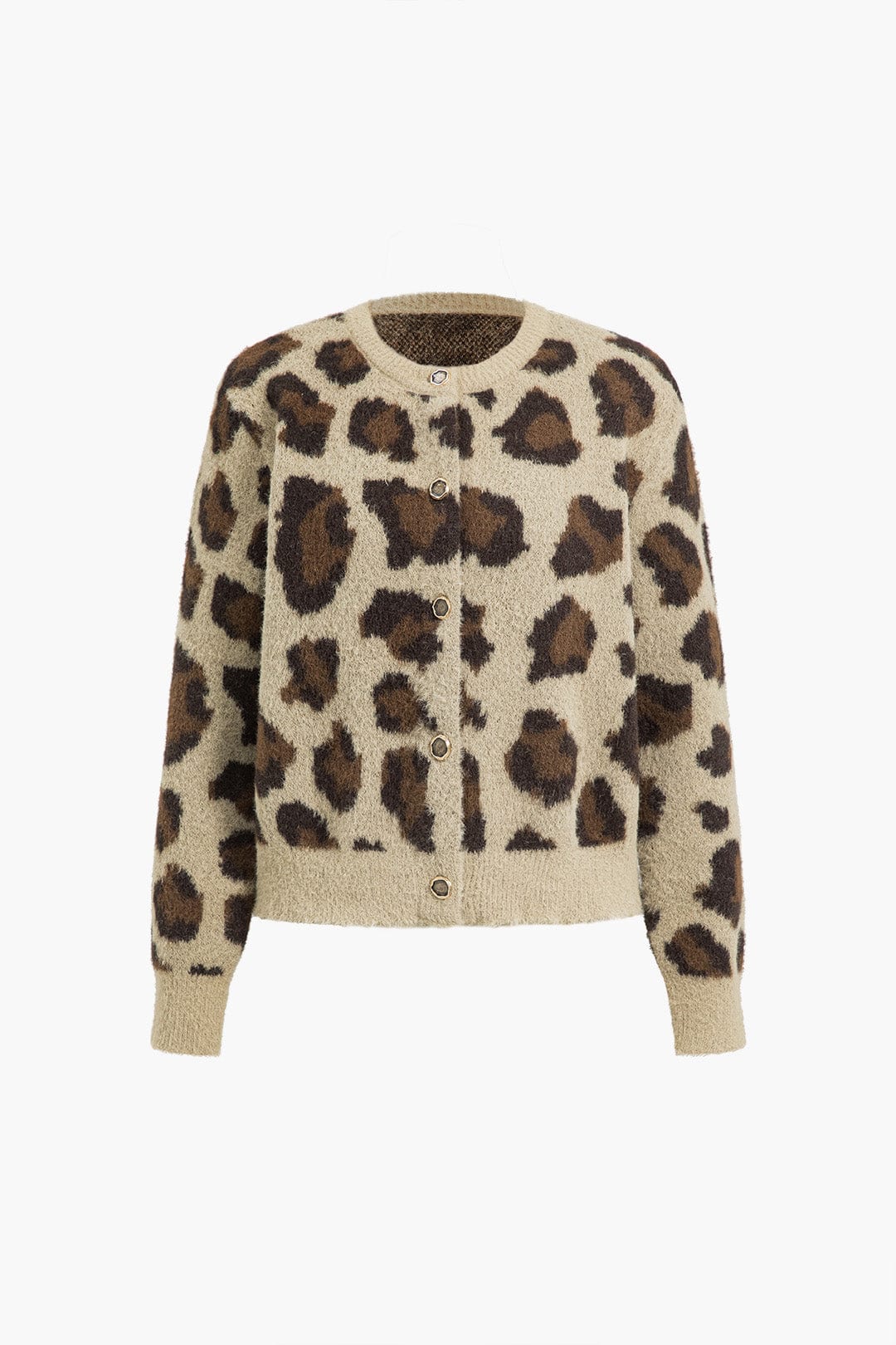 Cardigan Femme Leopard Doux et Confortable - BerlinGlamour