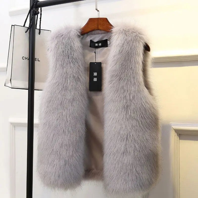 Gilet Femme Polaire Imprimé Chaude pour Hiver