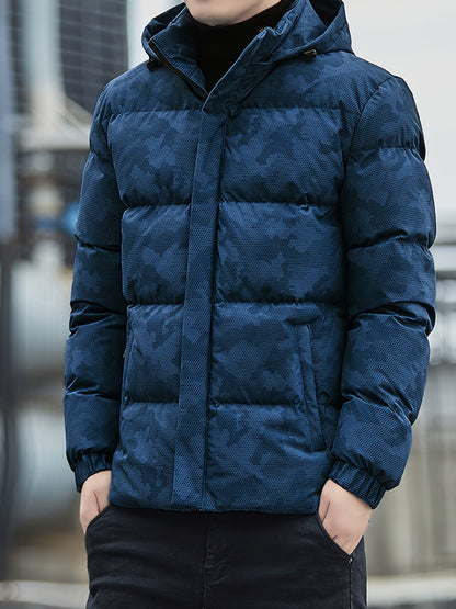 Veste Hiver Chaude et Imperméable à Capuche