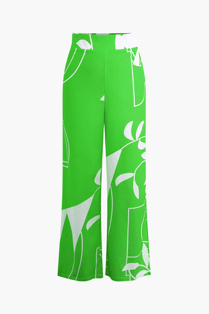 Ensemble Deux Pièces Top Nœud et Pantalon Bamboo