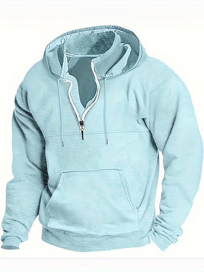 Sweat à capuche casual avec poches latérales