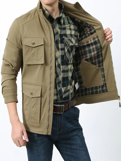 Veste Homme Outdoor Imperméable et Robuste Nylon