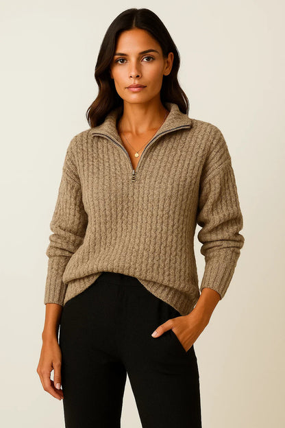 Pull Rose Confortable en Maille Élégante - vue 4