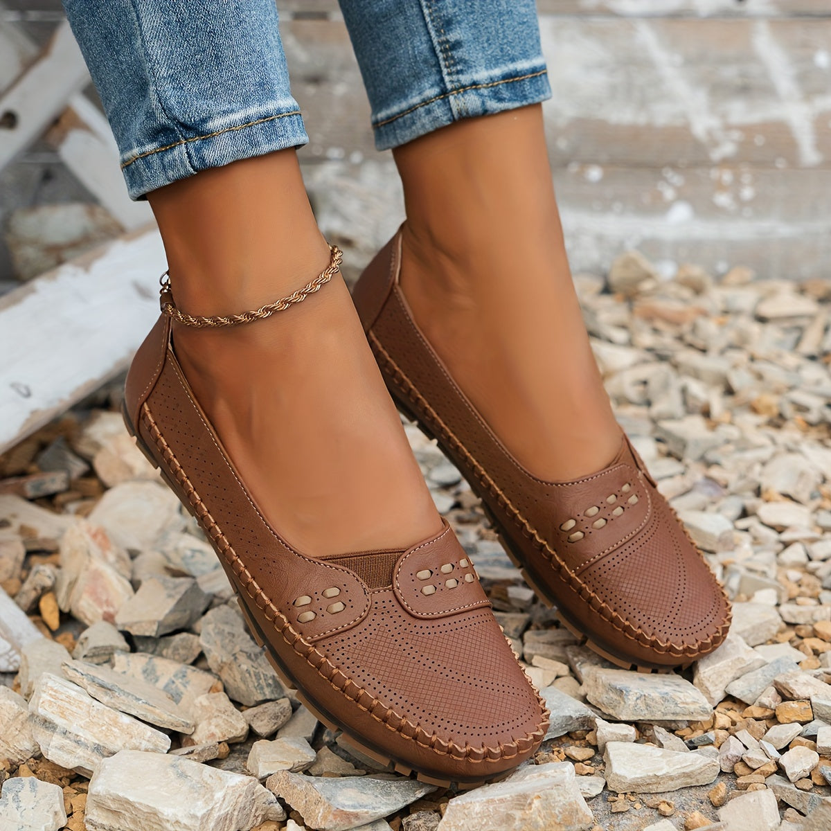 Chaussures orthopédiques femme respirantes à enfiler confortables
