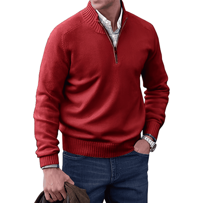 Pull Cachemire Homme Chic – Col Montant et Doux