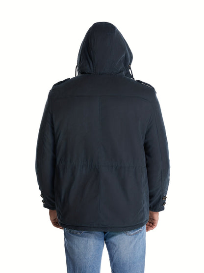 Veste Hiver Homme à Capuche Chaude et Confortable