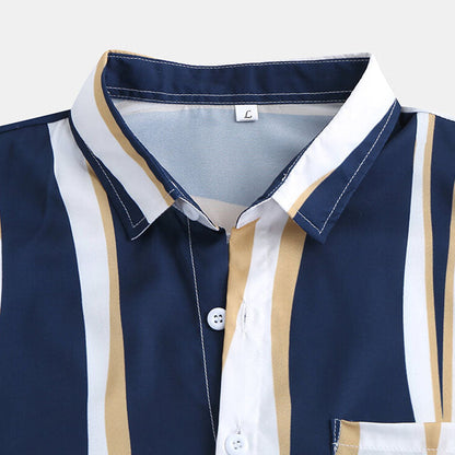 Polo Homme Rayé pour Tous Les Jours