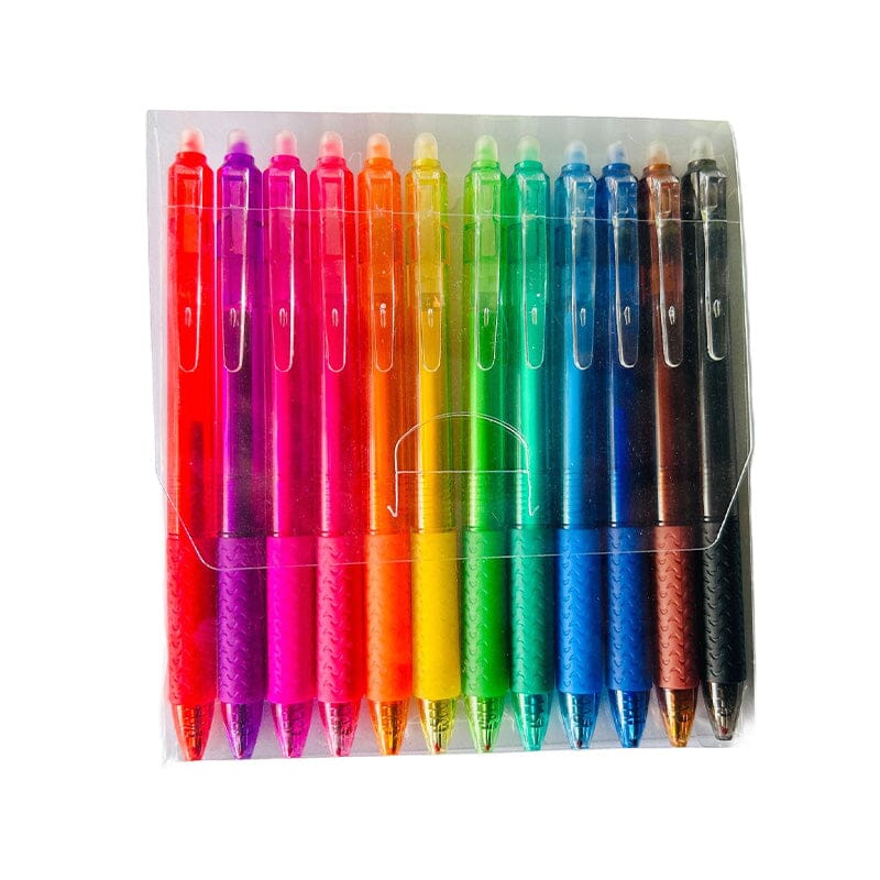 Stylos à gel rechargeables 12 couleurs vibrantes - PanierRoyale