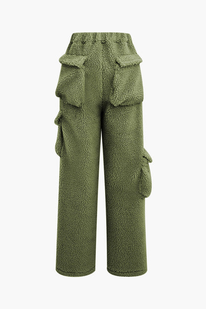 Combinaison Teddy Douce avec Pantalon et Veste Courte