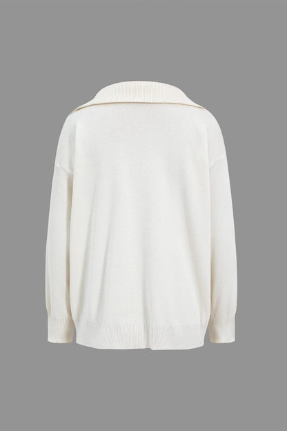 Ensemble Femme 2 Pièces : Pull Oversize et Jupe Fente