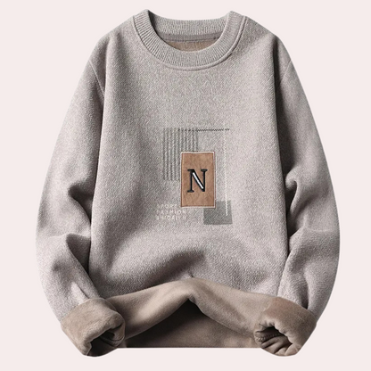 GILBERTO - Pull Épais Modern pour Hommes