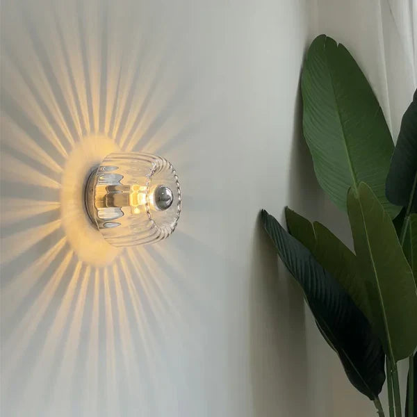 Lampe Murale Design Moderne à Effet Rayons