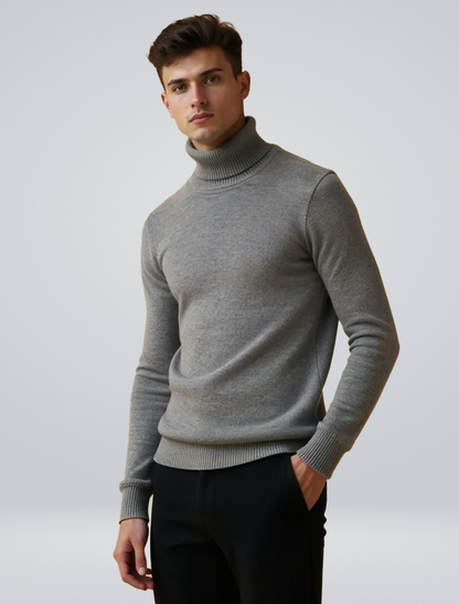 Pullover Col Roulé Chaud et Confortable - BerlinGlamour