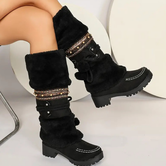 Bottes Hiver Femmes Chaussures Neige - PanierRoyale