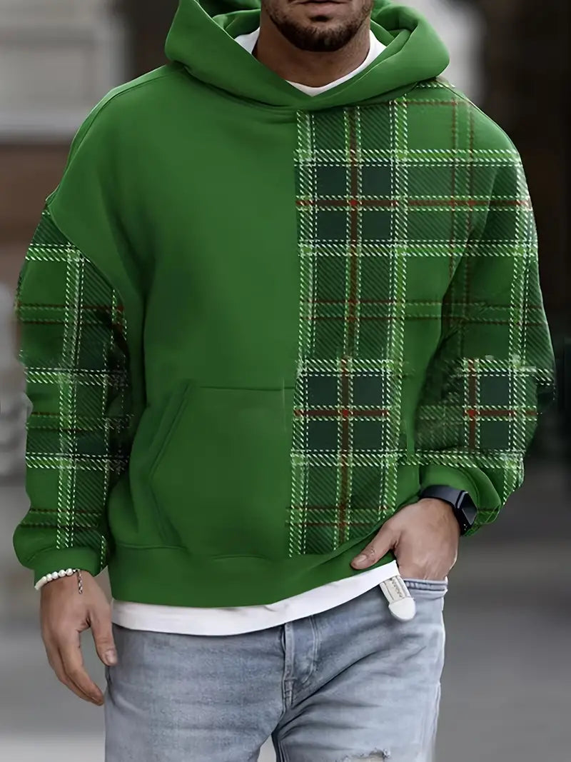 Sweat à Capuche Homme Rayé Chaud et Confortable - PanierRoyale