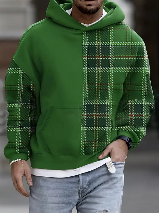Sweat à Capuche Homme Rayé Chaud et Confortable - PanierRoyale
