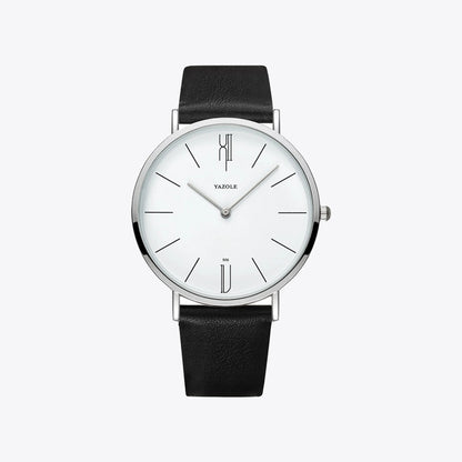 Montre Homme Classique Élégante en Cuir