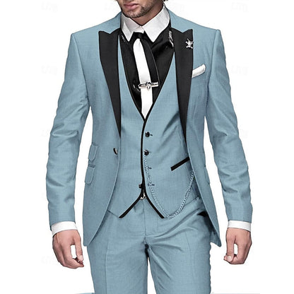 Costume Homme Lin Classique : Blazer, Gilet et Pantalon