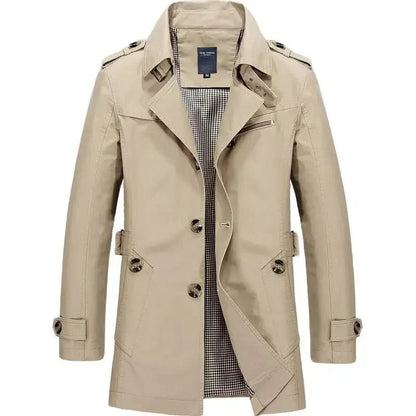 Veste Homme Hiver Élégante et Chaude Mi-Longue - PanierRoyale